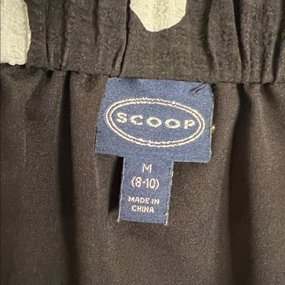 Scoop Polka Dot Ruffle Cropped Tank Top M - Picture 4 of 5